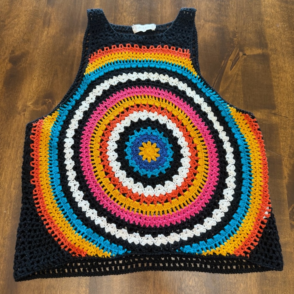 Altar’d State Crochet Top Festival Bohemian Medium Summer Beach